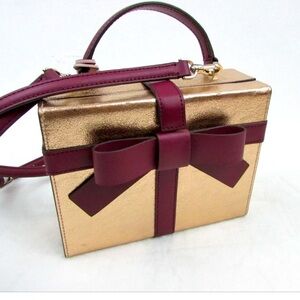 Kate Spade wrapping party gift box present Crossbody bag NWT Novelty